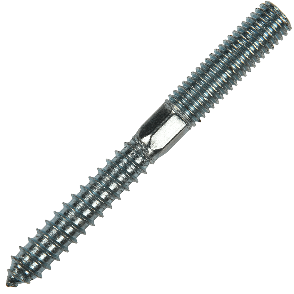 Prezon pentru lemn si metal, otel zincat, M10 x 80 mm, L45/M20
