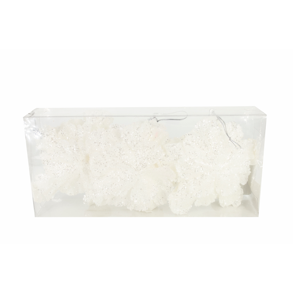 Set 3 stele decorative de Craciun, polistiren, 13cm
