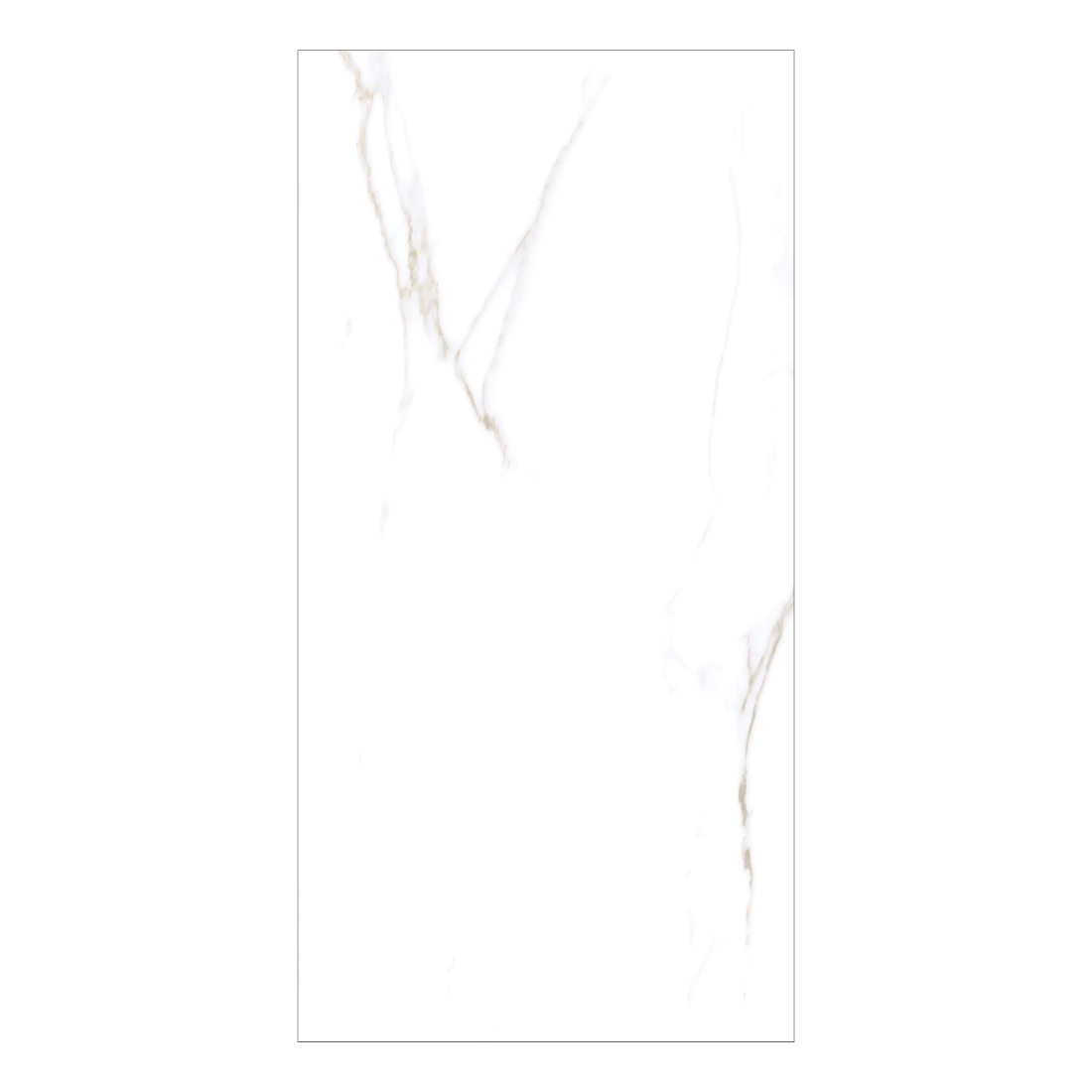 Gresie portelanata exterior Kai Ceramics Marmi, alb, aspect marmura, finisaj mat, dreptunghi, grosime 8.5 mm, 30 x 60 cm
