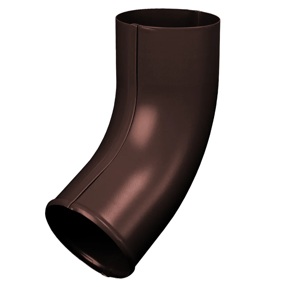 Cot de evacuare tip 1, Novatik Ronda, metal, diam. 87 mm, maro RAL 8017