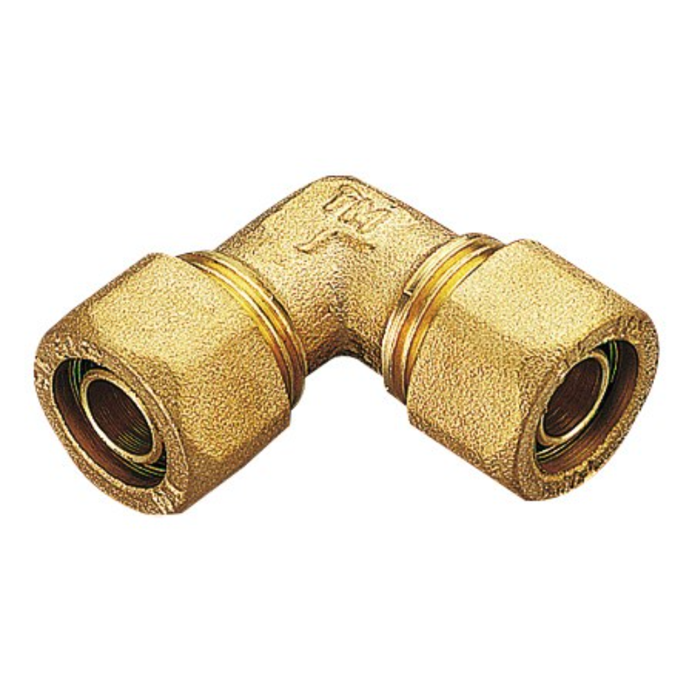 Cot dublu compresie Tiemme, alama, auriu, diametru 20 mm