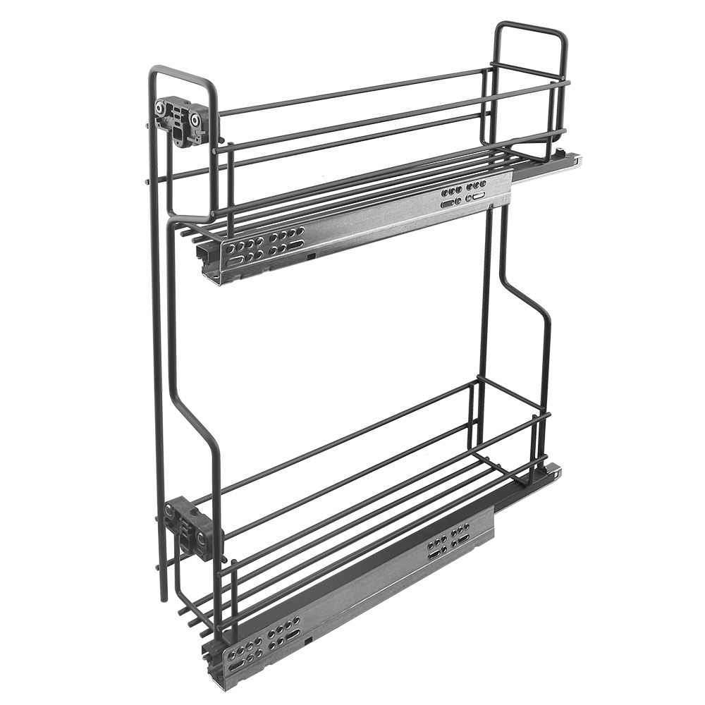 Cos metalic Jolly, latime 110 mm, cu glisiere ascunse, finisaj antracit
