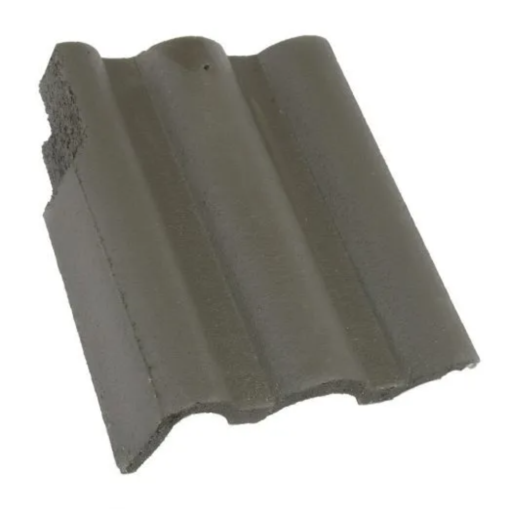 Tigla de beton laterala dreapta,Terran Danubia,Elegant antracit, 350 x 420 mm