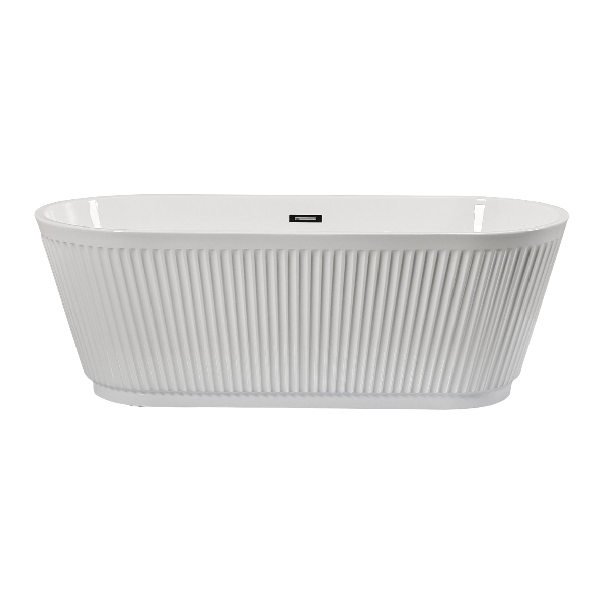 Cada baie freestanding Sanotechnik Tivoli, acril, alb, 170 x 75 x 58 cm