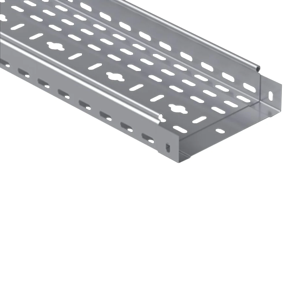 Jgheab metalic rapid ranforsat Metaksan, 100 x 60 x 0.7 mm