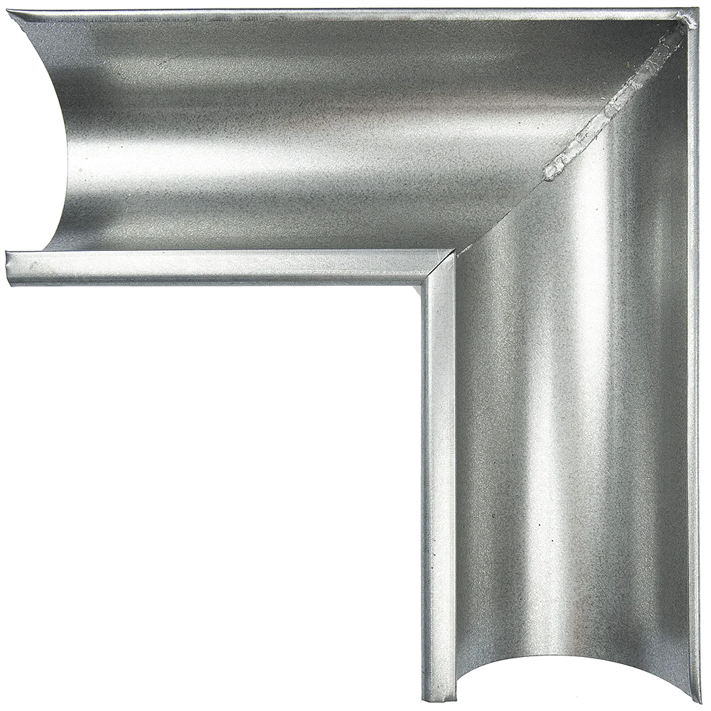 Coltar interior jgheab otel galvanizat, 125 mm, zincat