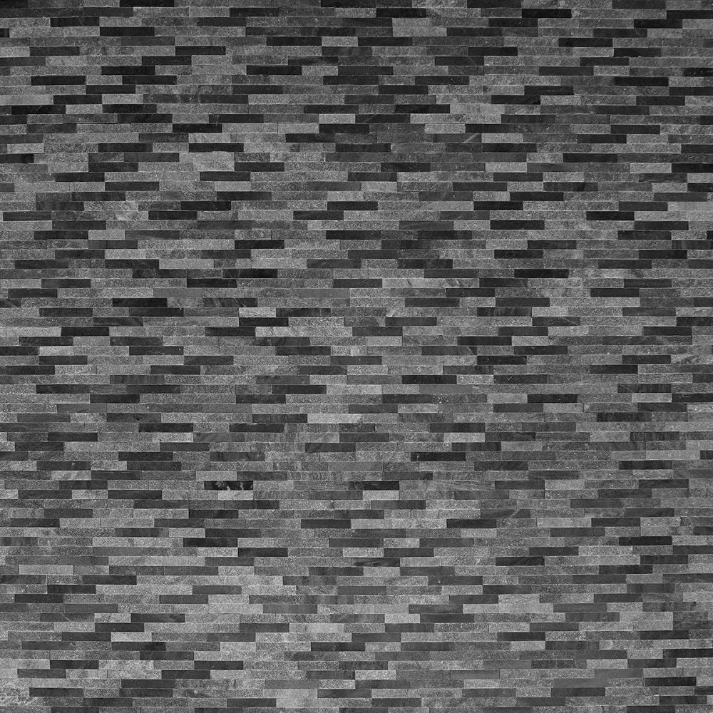 Piatra naturala decorativa Modulo Natimur Black Mix Polis, interior/exterior