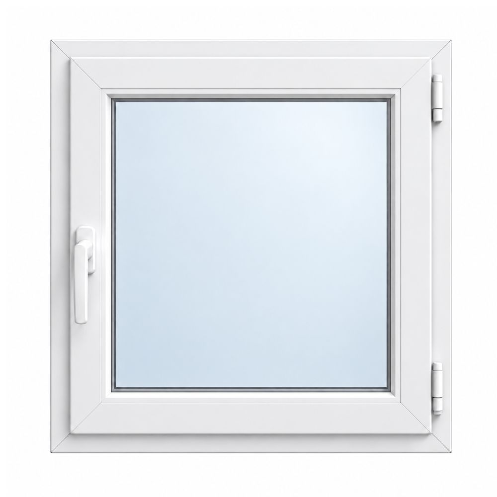 Fereastra PVC Klass, 4 camere, deschidere simpla dreapta, alb, 50 x 50 cm