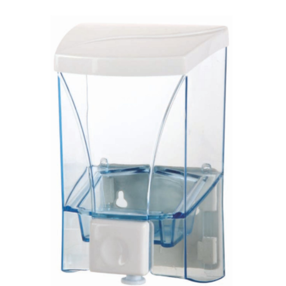 Dozator sapun lichid Sanitec ERT-SN 6026, plastic, alb/transparent, 1 l
