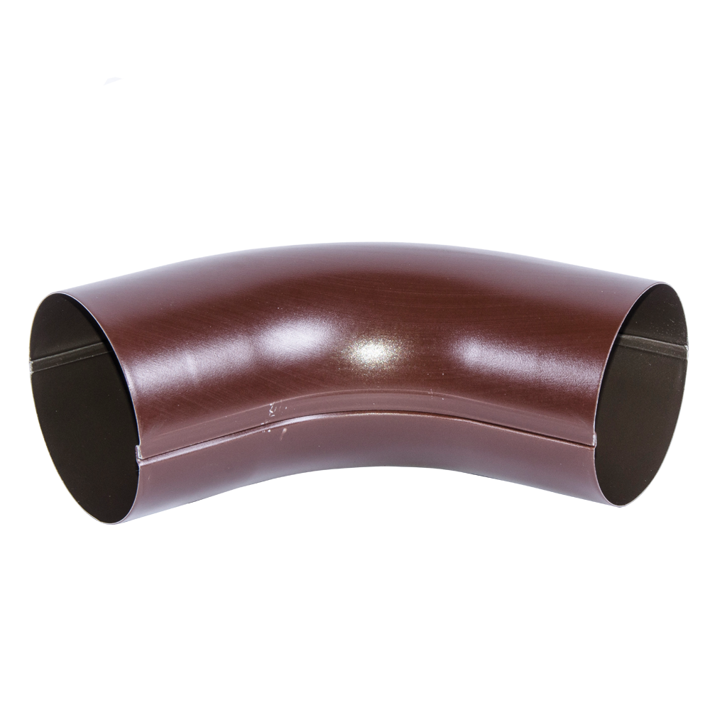 Cot de evacuare tip 1, Novatik Ronda, metal, diam. 100 mm, maro RAL 8017