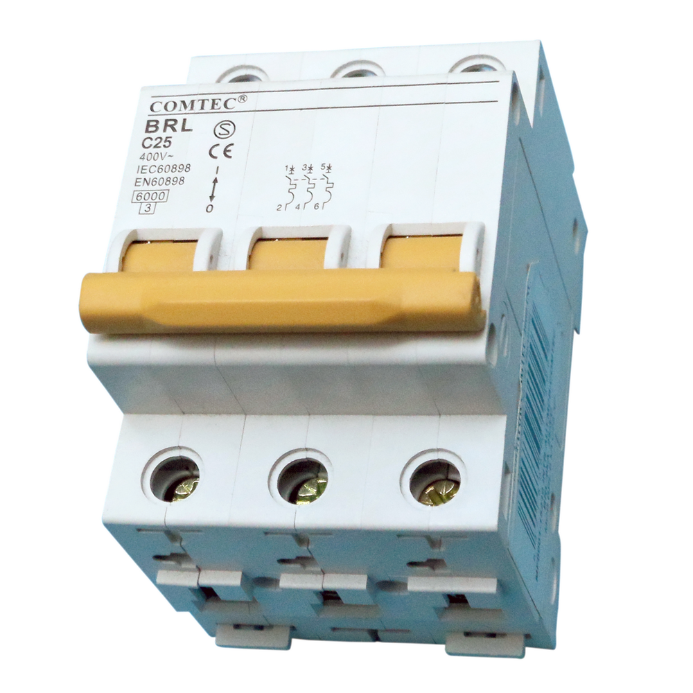 Intrerupator automat BRL 6kA MCB, Comtec 3P, 25A