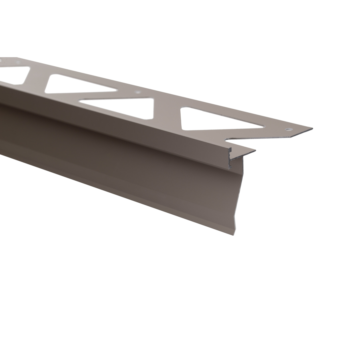 Profil picurator din aluminiu SET S101, oliv, 64 x 92 x 2000 mm