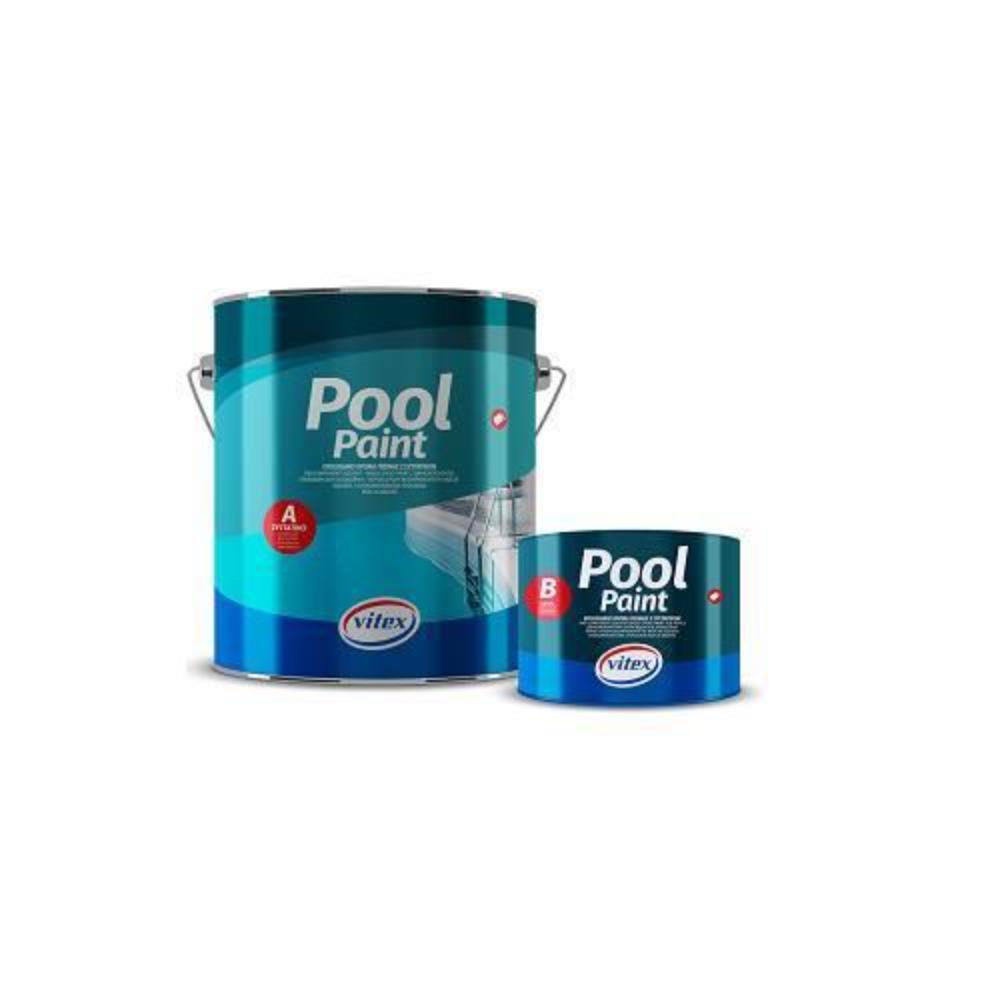 Vopsea epoxidica bicomponenta pentru piscine VITEX Pool Paint, comp. A+B, albastru, 3.5 l