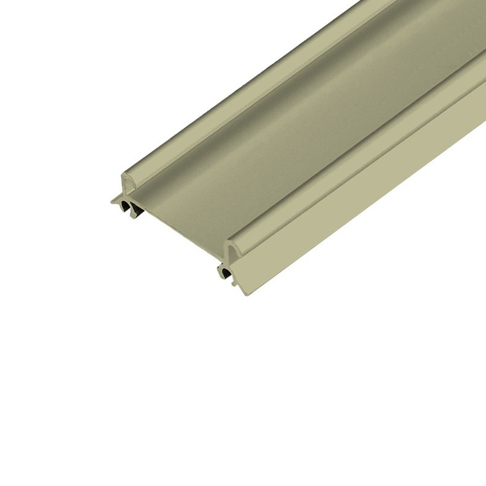 Profil rulare inferior Laguna, aluminiu, sampanie, Omega/Multiomega/Sloping, 3 m