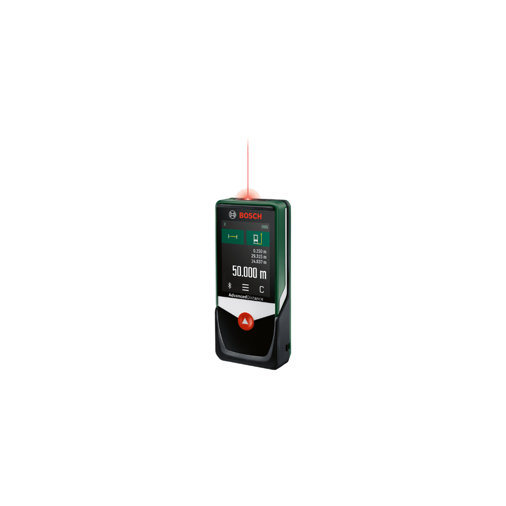 Telemetru digital cu laser AdvancedDistance 50C Bosh, 0.05 - 50 m, deconectare dupa 5 min