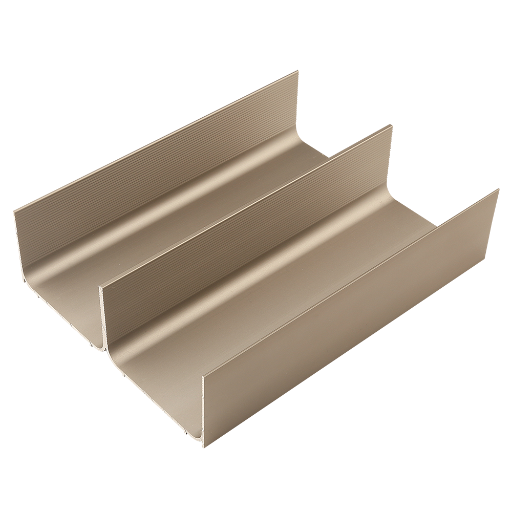 Profil dublu organizator pentru sertar Scilm, titan, 4200 mm lungime, 150 mm latime, 51 mm inaltime