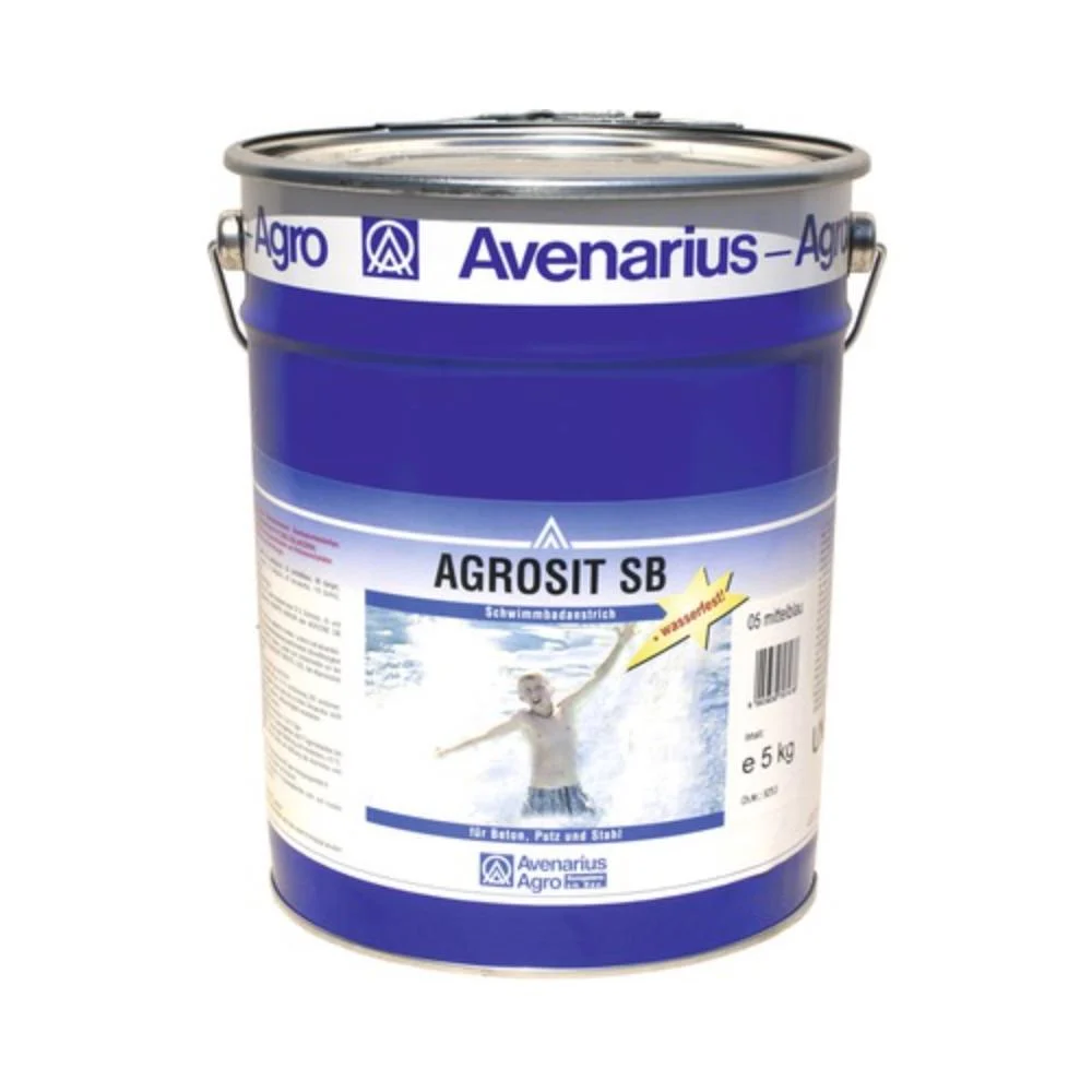 Vopsea pentru piscine Caparol Agrosit SB, exterior, gri, 5 kg