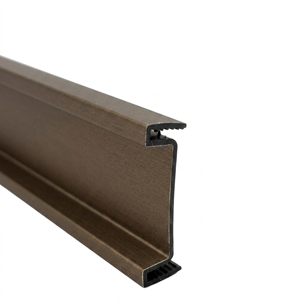 Profil Gola 8402, orizontal/vertical, plastic, bronz, 3 m