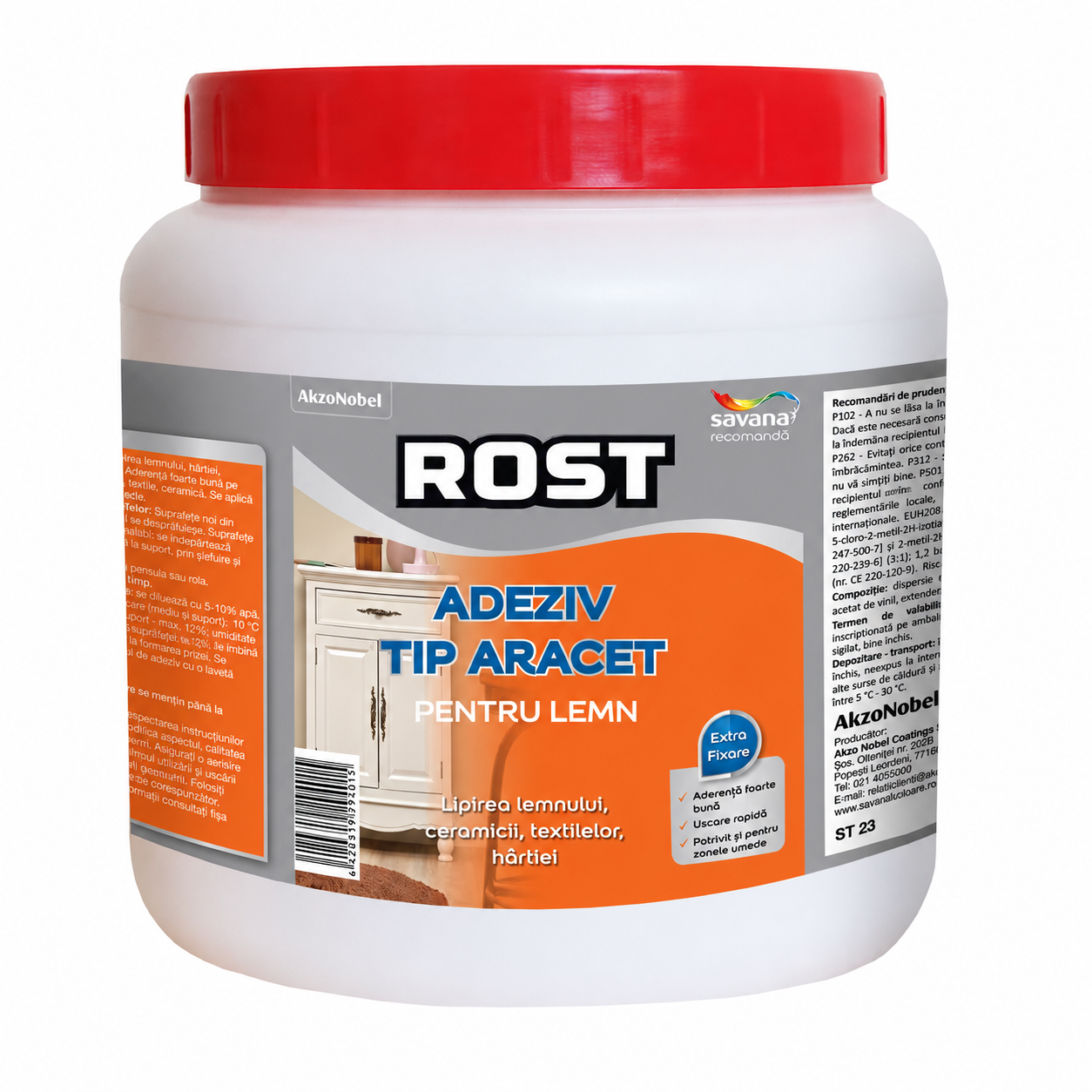 Adeziv tip aracet pentru lemn Rost, 4 l