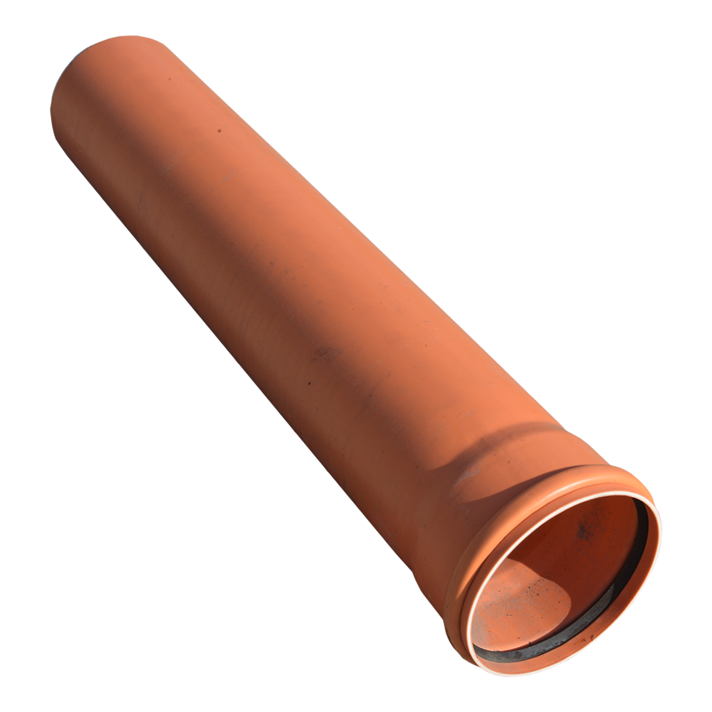 Teava PVC SN2 Valrom, canalizare exterioara, cu mufa si garnitura, diametru 200 mm, 2 m
