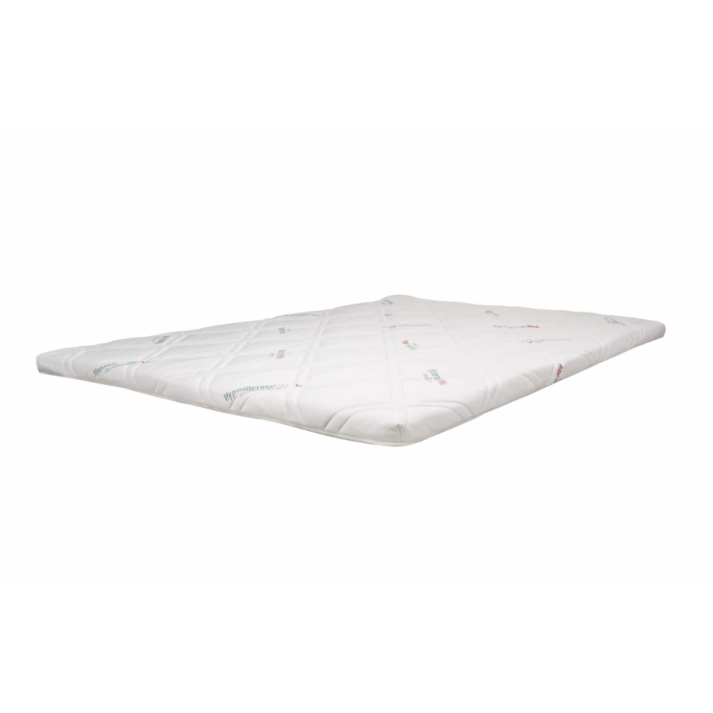 Topper saltea 140 x 200 x 5 cm Minet Hypoallergenic Med, ortopedic, antialergenic, husa lavabila
