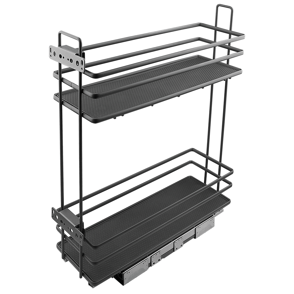 Cos Jolly bucatarie TEKO-Premium, otel, antracit, extractie totala, amortizare, front 400 mm