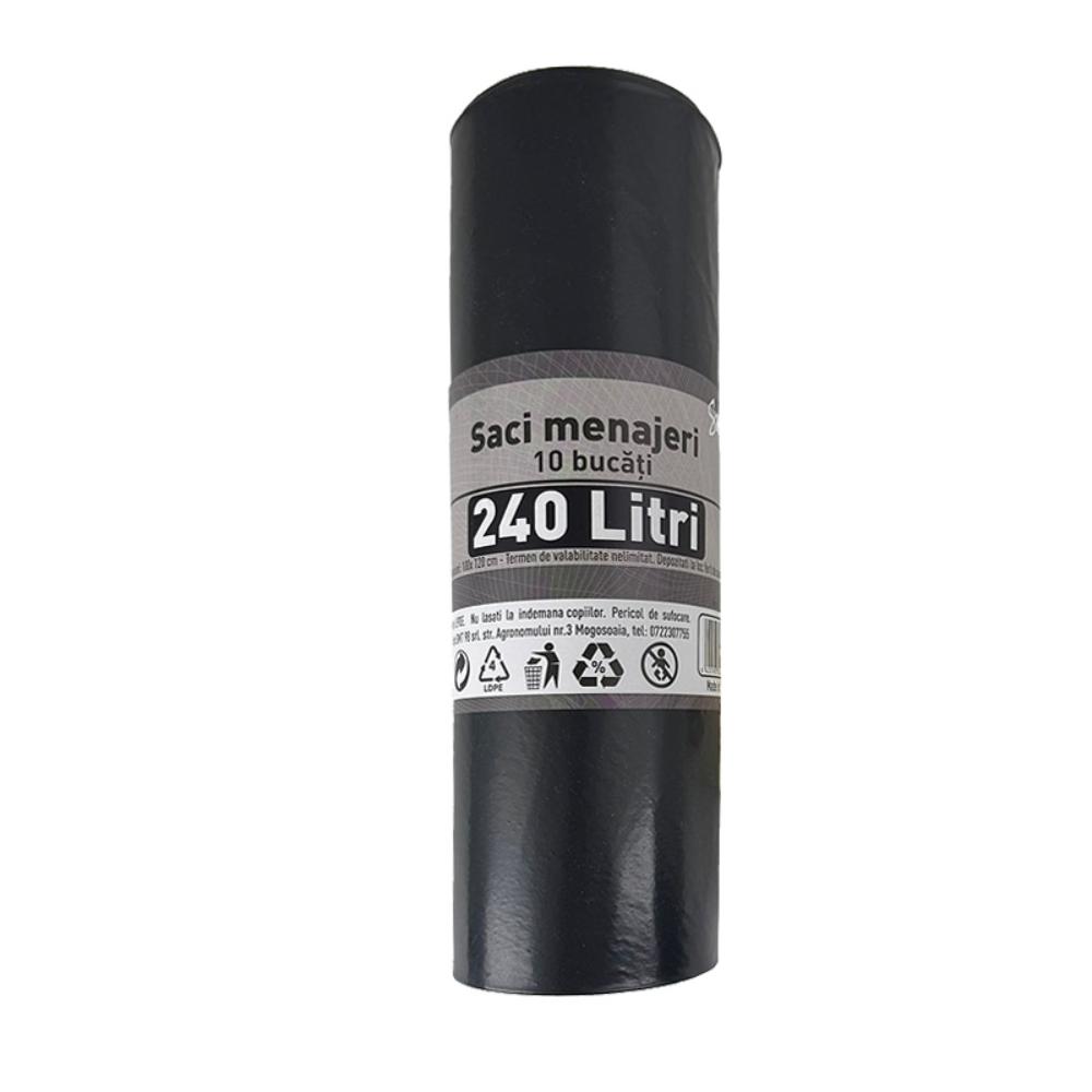 Saci menajeri 240 l, 10 buc/rola