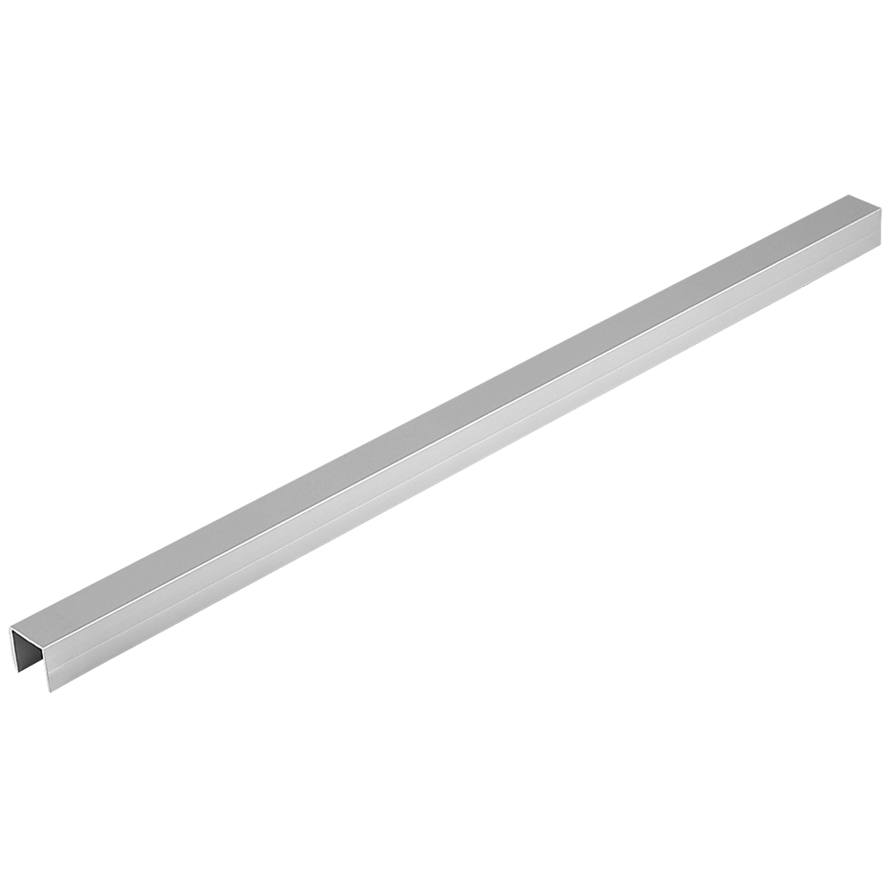 Profil aluminiu cu sectiune U, 2.5 m
