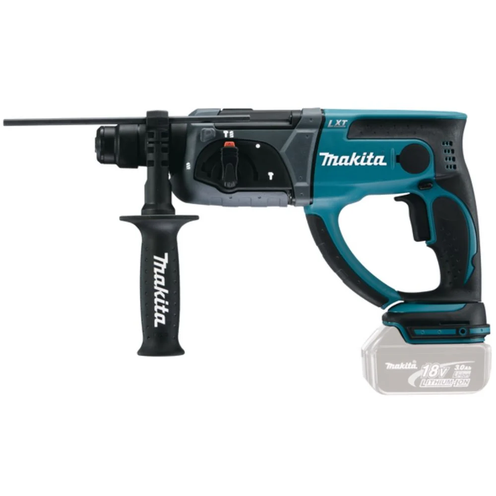 Ciocan rotopercutor cu acumulator Makita DHR202Z, SDS-plus, 18 V, 1100 rpm
