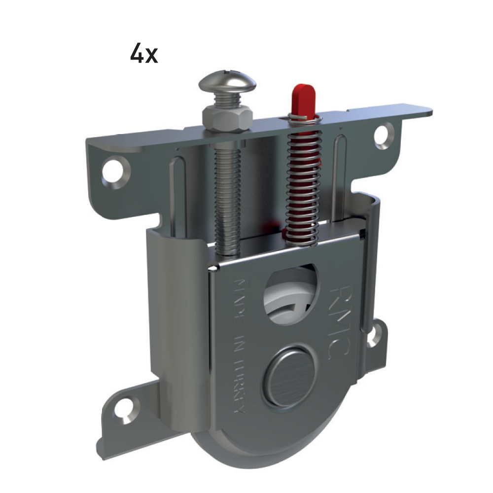 Sistem de glisare Concorde B01 pentru 1 usa, incarcare maxima 60 kg, cale rulare jos