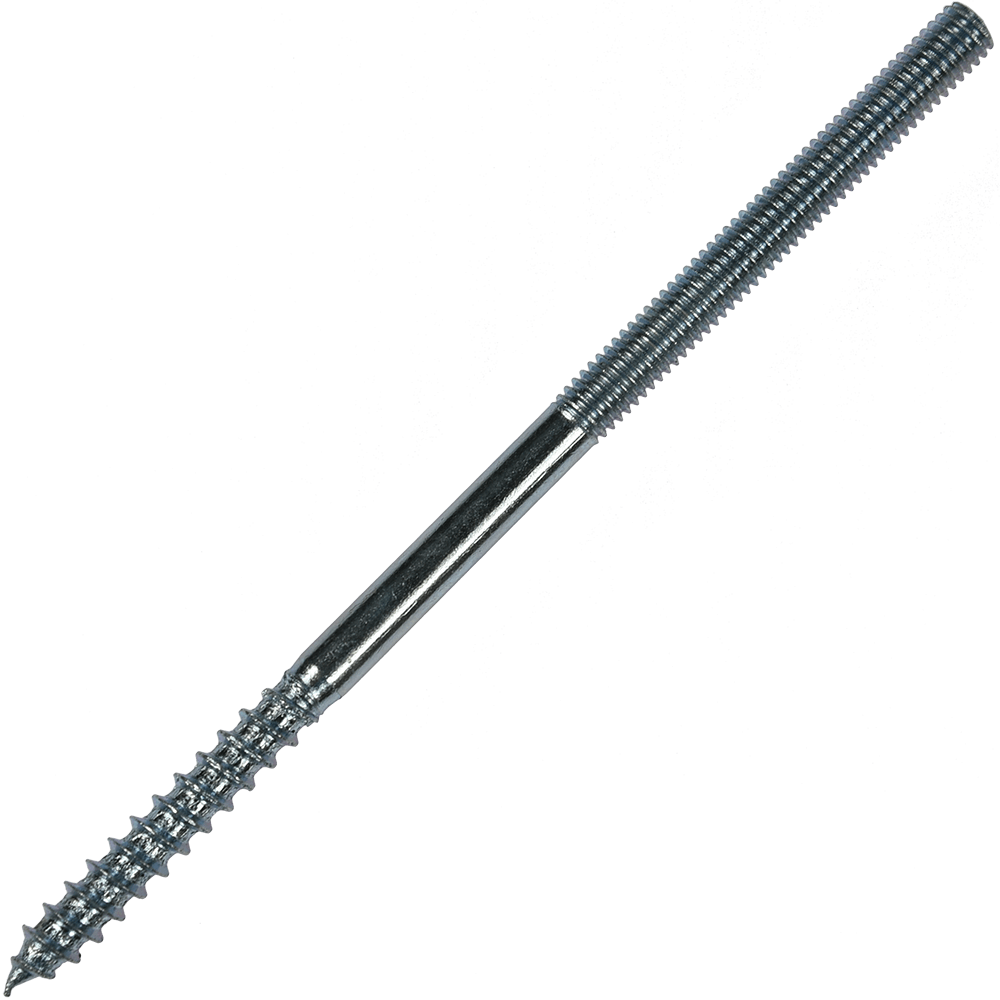 Prezon pentru lemn si metal, otel zincat, M8 x 70 mm, L35/M25