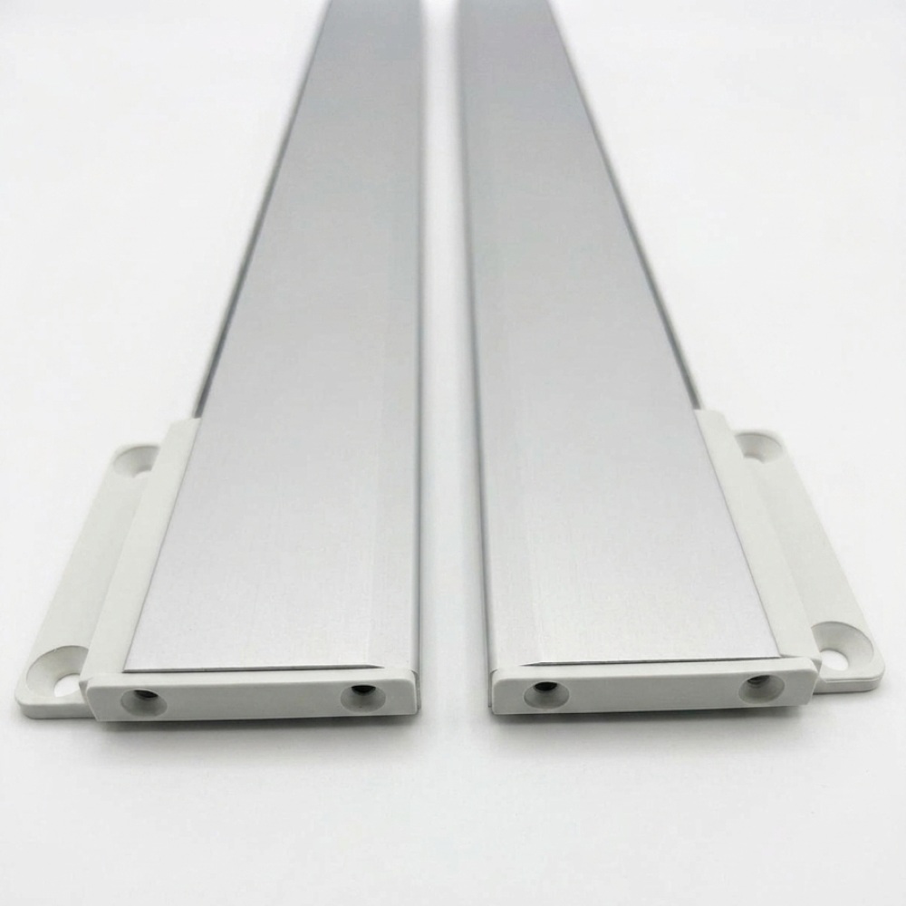 Conector panou lateral usa Exedra Salice, gri, 370-650 mm