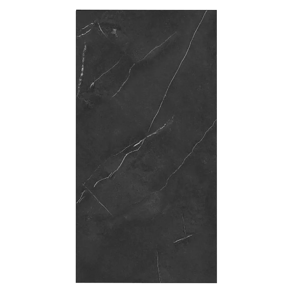 Pardoseala SPC 5 mm Korner SPeCtra Floor Nero Marble 02F, clasa de trafic 34, rezistenta la apa, decor marmura, negru, 1205 x 606 mm