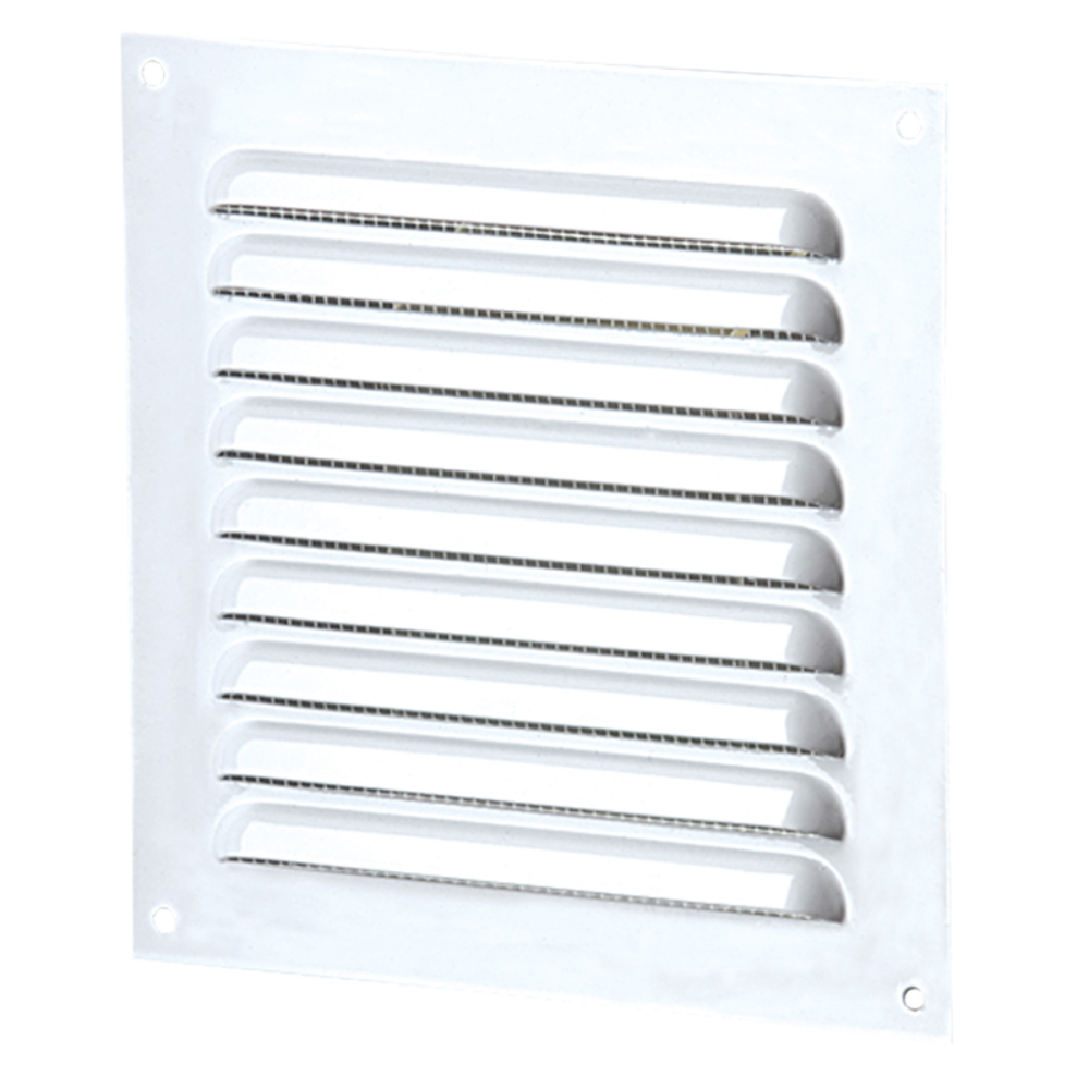 Grila metalica Vents, otel, alb, 150 x 210 mm
