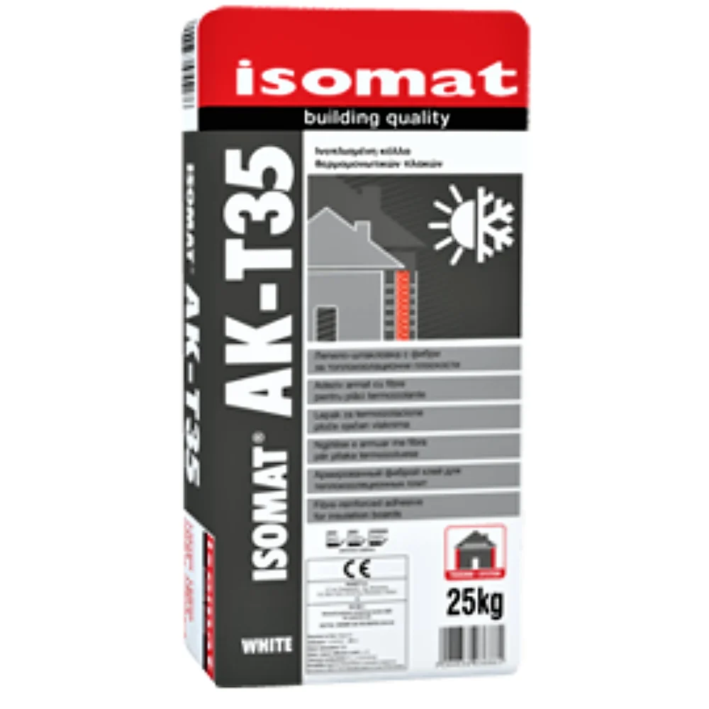 Adeziv si masa de spaclu placi termoizolante Isomat AK-T35, exterior, 25kg