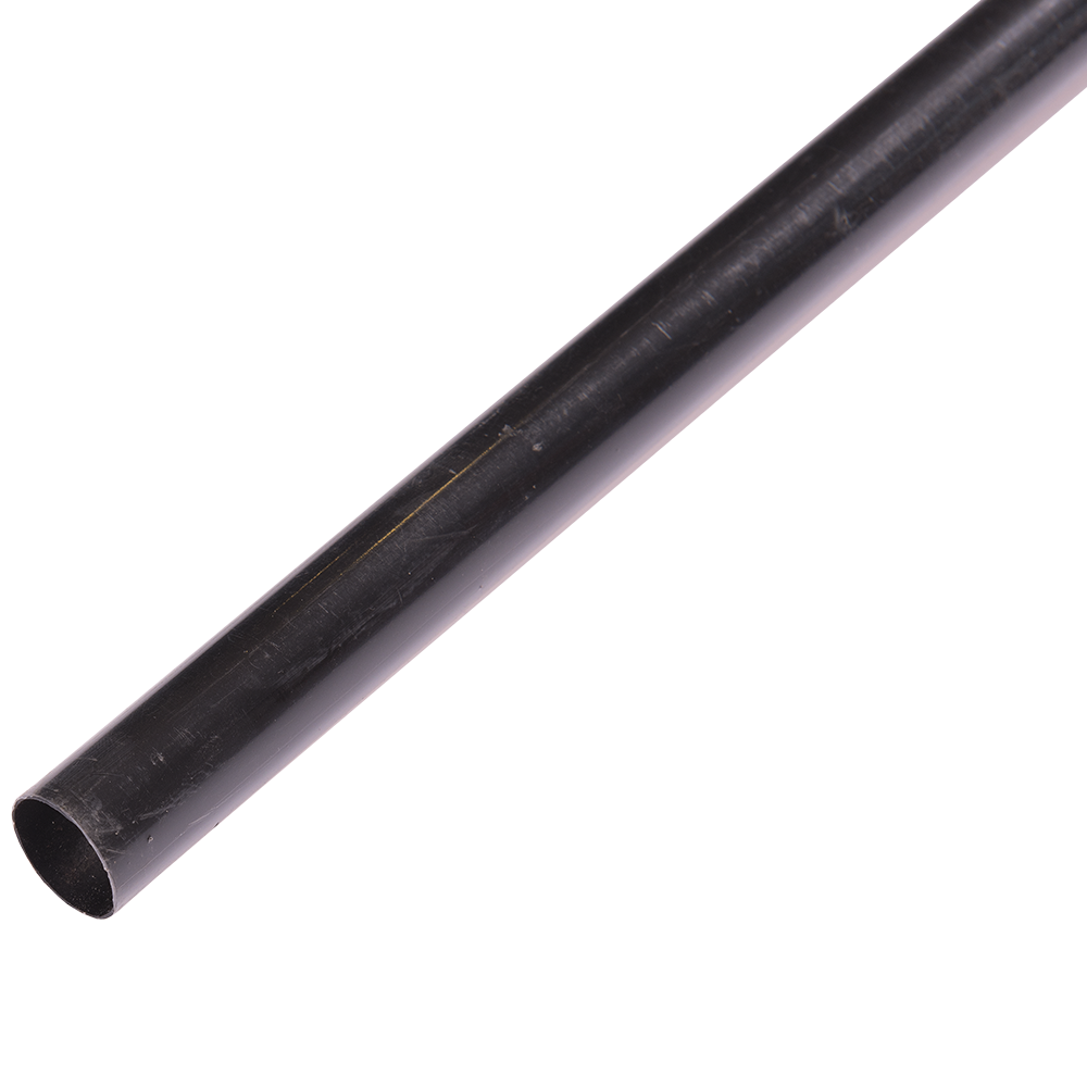 Bara galerie metal forjat, 20 mm, 120 cm, negru