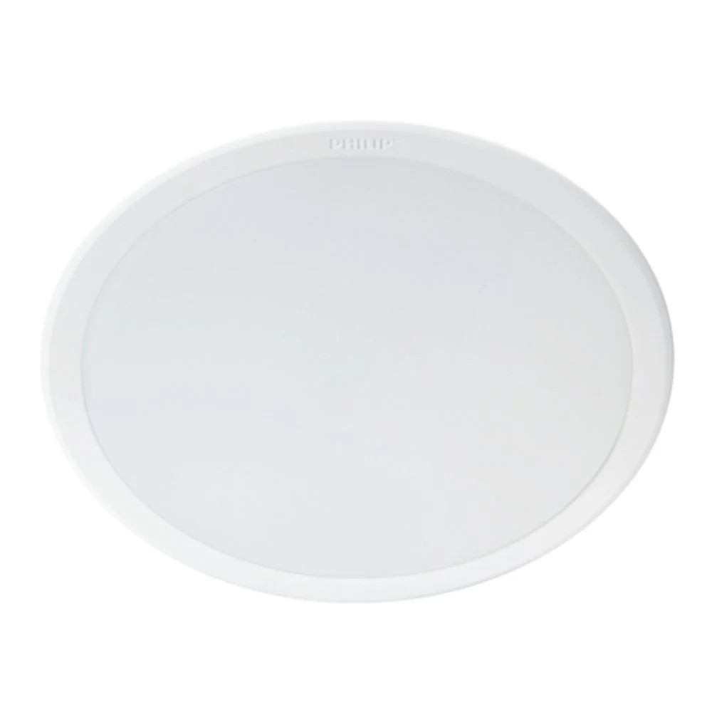 Spot rotund LED integrat Philips Meson, 20W, 1400 lm, A+, IP20, lumina alba calda 3000K, D 19 cm