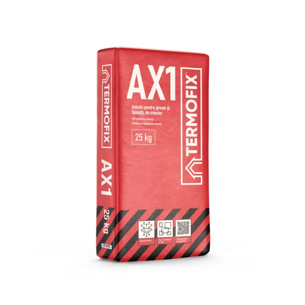 Adeziv placi ceramice Termofix AX1, pe baza de ciment, interior,  25 kg