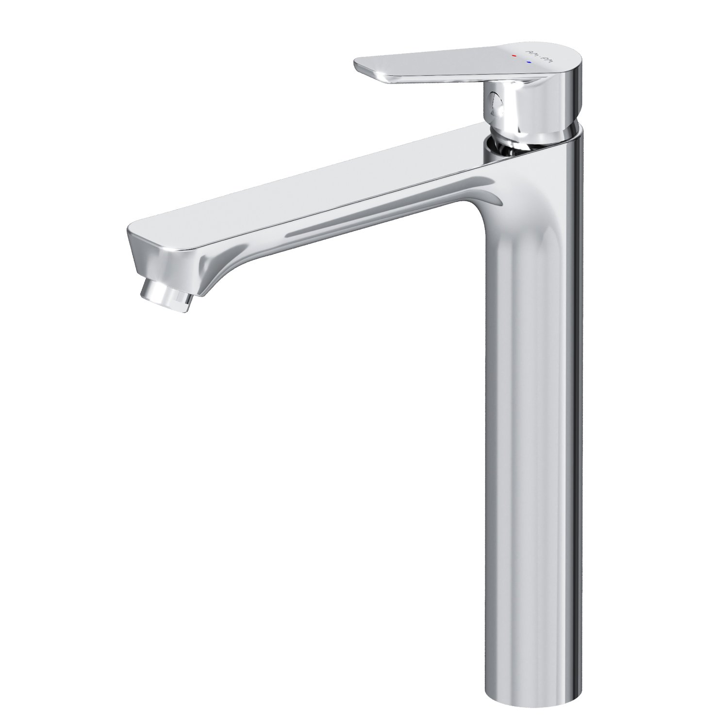 Baterie inalta pentru lavoar AM.PM Hit FTA92000, monocomanda, montaj blat, alama, finisaj cromat, cartus ceramic 35 mm