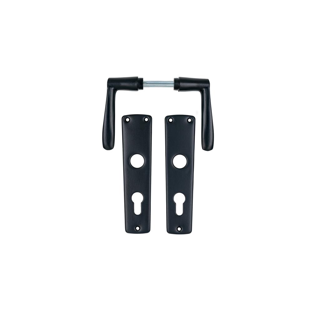 Maner tip sild pentru cilindru, aluminiu, negru, 54 mm
