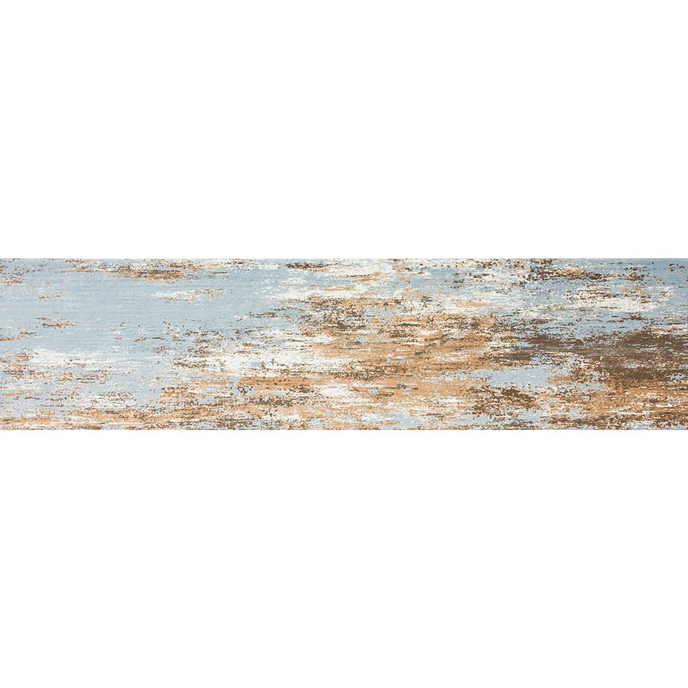 Gresie portelanata Bien Picasso Blue PEI 4, albastru mat, dreptunghiulara, grosime 0,84 cm, 15 x 60 cm