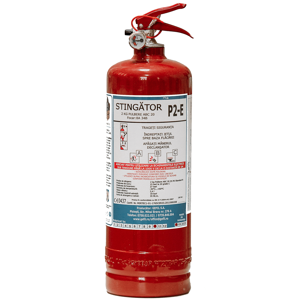 Stingator cu pulbere si N2, tip P2
