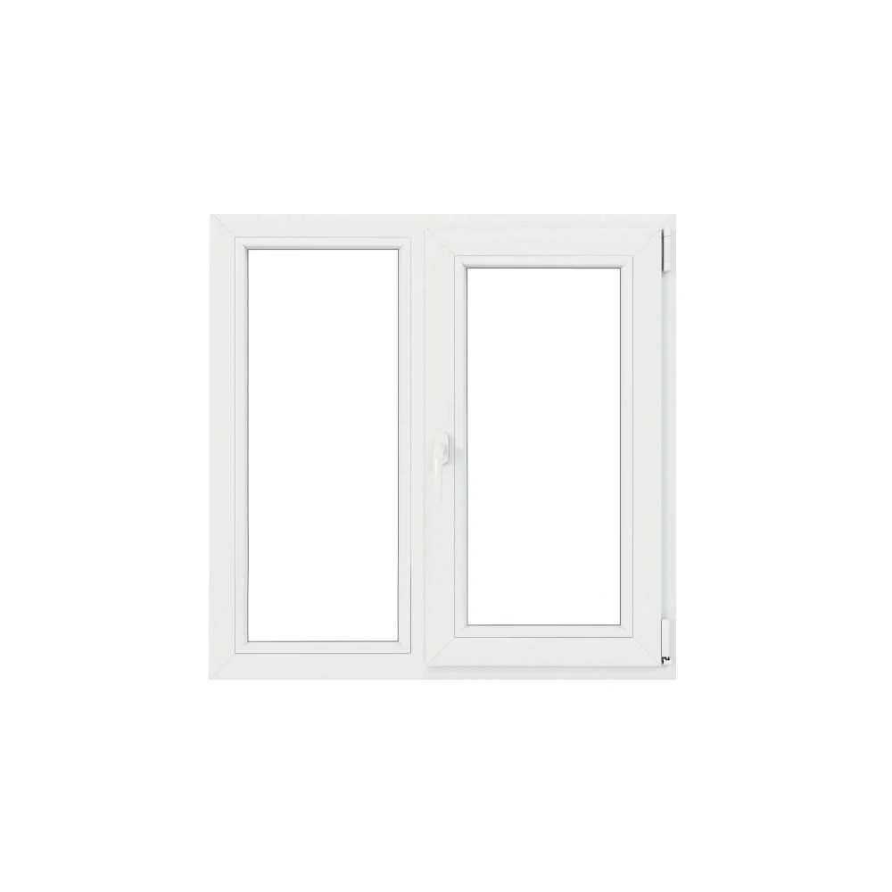 Fereastra PVC, 5 camere, deschidere oscilobatant, dreapta, alb, 120 x 120 cm