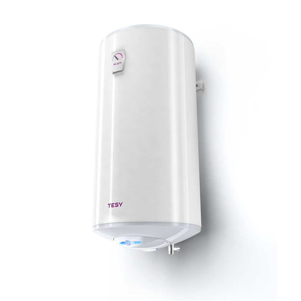 Boiler termoelectric 100 l Tesy BiLight SE GCVS1004420B11TSR, 2000 W, vertical, 1 serpentina, 1 rezervor, alb, 27.8 kg, 985 x 467 x 440 mm