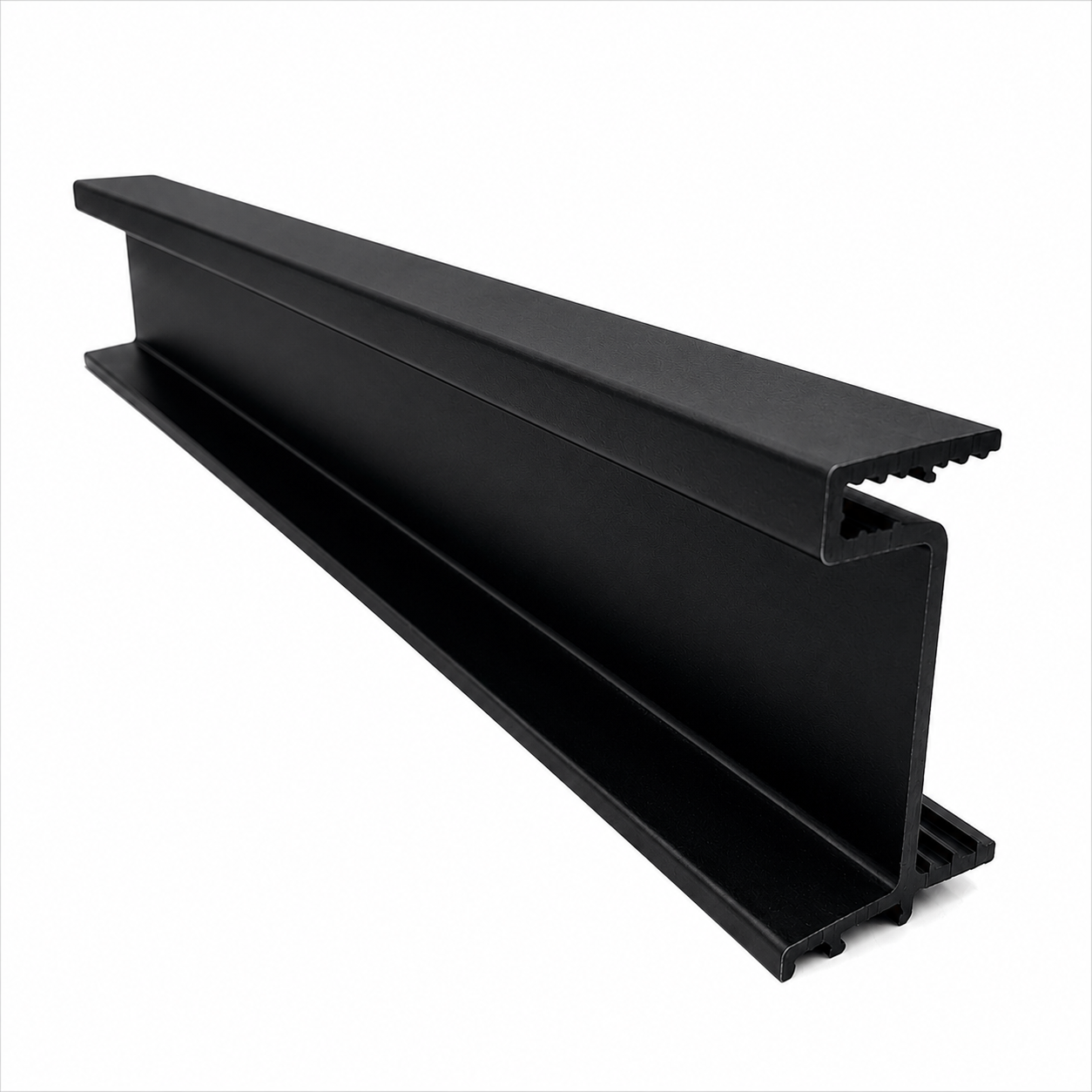 Profil Gola PLS 8401, orizontal/vertical, negru, 3 m