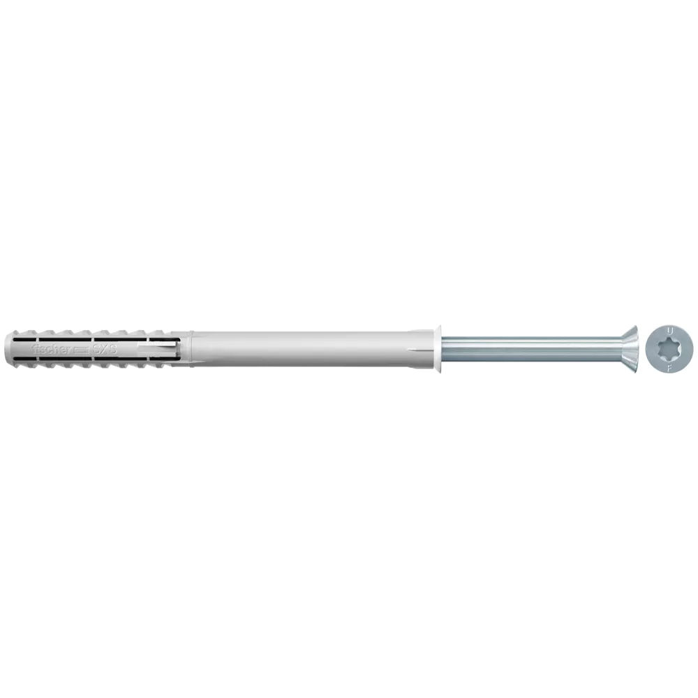 Diblu  cu holsurub Fischer SXS, nylon, 8 x 190 mm, 25 bucati
