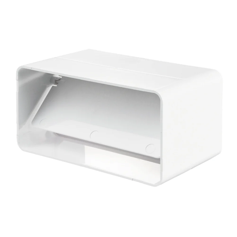 Conector rectangular cu clapeta antiretur, 55 x 110 mm