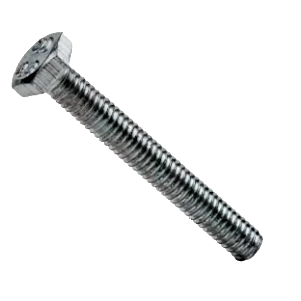 Surub cu cap hexagonal, metric, otel zincat, 8 x 40 mm, 10 buc