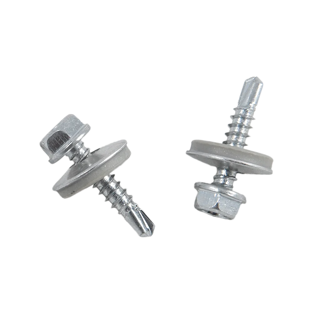 Surub cu saiba, otel zincat, 4,2 x 19 mm, 25 BUC