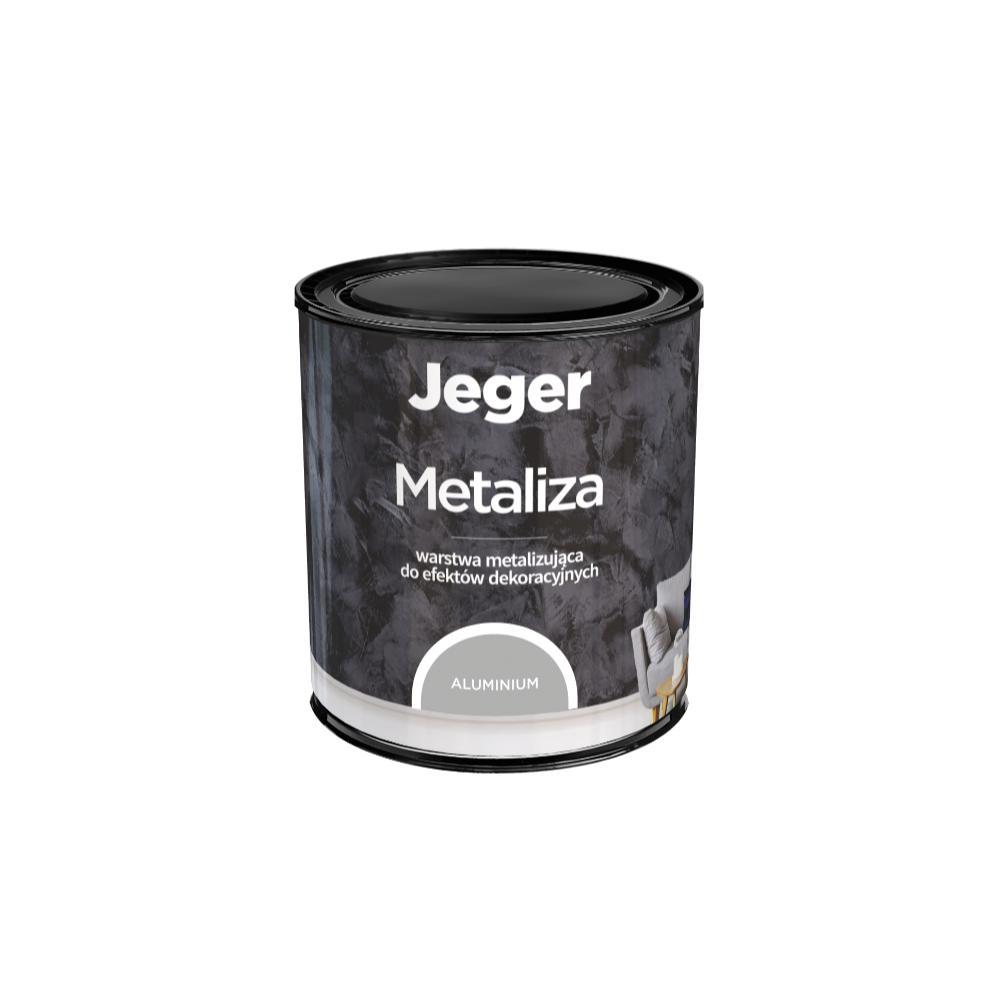 Finisaj metalic decorativ Jeger Metaliza, Aluminium, 400 ml